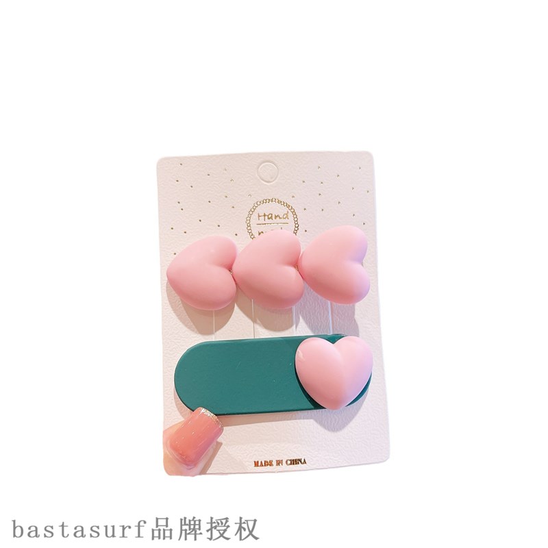 Japan and South Korea candy girl love hairpin color matchin