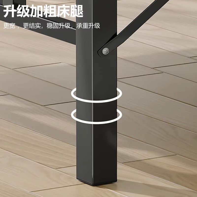 折叠床单人家用简易床加床1.2米午休小床成人办公室陪护硬板铁床