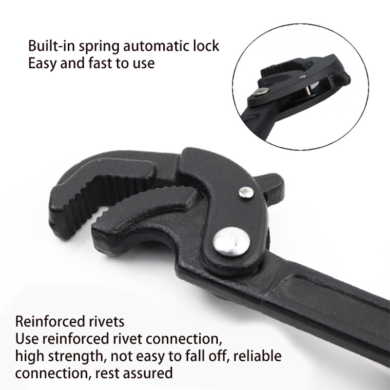 Universal Adjustable Wrench Stainless Steel Household