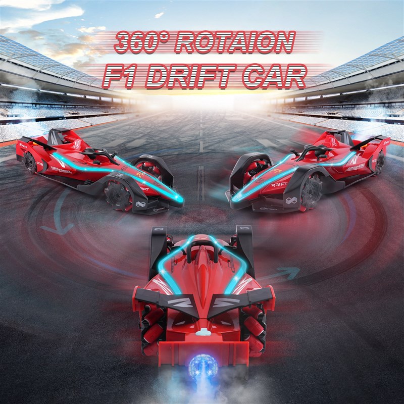 手势感应遥控汽车rc专业竞速遥控赛车四驱漂移F1方程式喷雾跑车