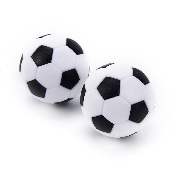 32mm 4 Pcs Black And White High Quality Resin Foosball