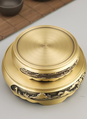 铜底座摆件 山水铜底座 文昌塔葫芦香炉铜底座 摆件底座