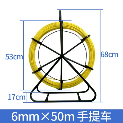 玻璃钢穿线神器线管疏通器电工引线穿线器通信管道电缆网线穿管器