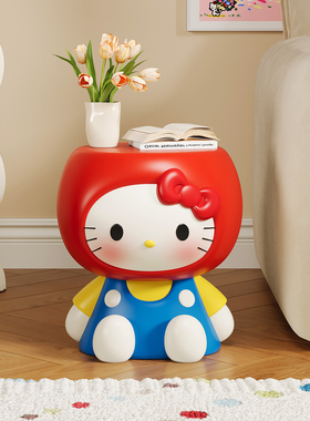 HelloKitty苹果猫边几摆件
