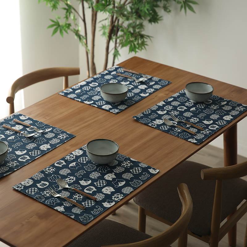 速发餐垫北欧餐桌垫小块日式隔热垫防烫杯垫餐具碗垫餐盘西餐垫餐