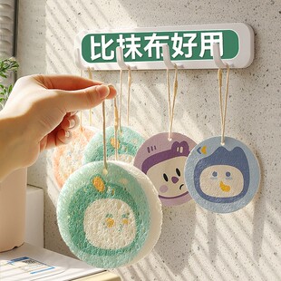 速发木浆海绵洗碗刷锅易沾油魔力擦厨房木桨棉海绵洁不刷清块抹布