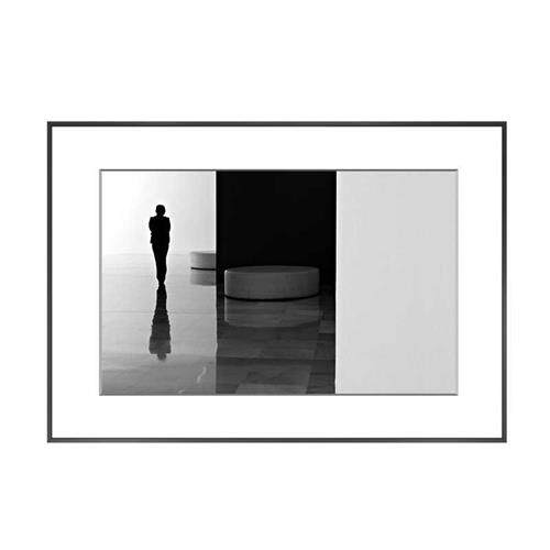 速发城市的抽象黑白街头摄影挂画客厅玄关样板间艺术组合有框装饰