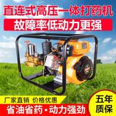 速发柴油直连喷药机担架式 高压农园喷农器电启动果用雾用喷洒