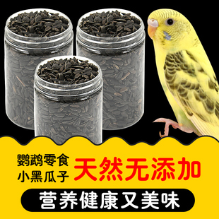 速发鹦鹉粮食黑瓜子零葵八哥虎皮鼠瓜子训练饲料仓小油食瓜子鹦鹉
