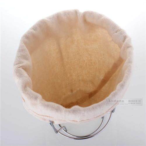 速发法绒布 滴漏式 咖啡冲袋 不锈钢冲架 过滤袋 奶茶袋子 咖啡器
