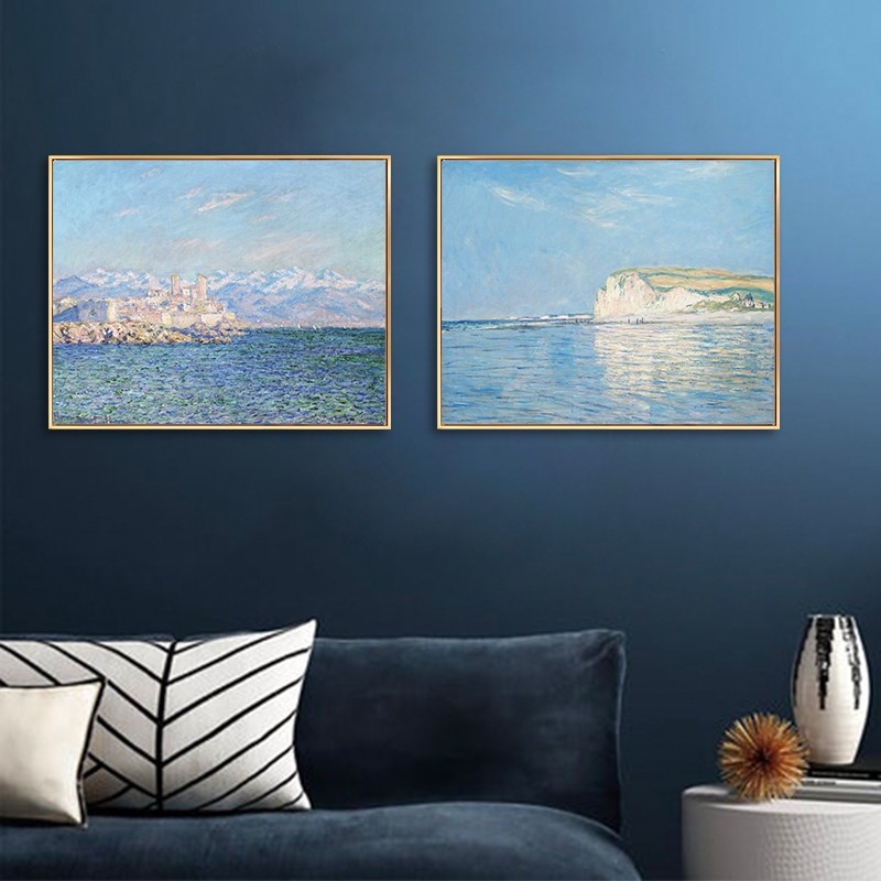 速发莫奈装饰画风车印象派油画世界名画客厅沙发背景墙挂画卧室饭