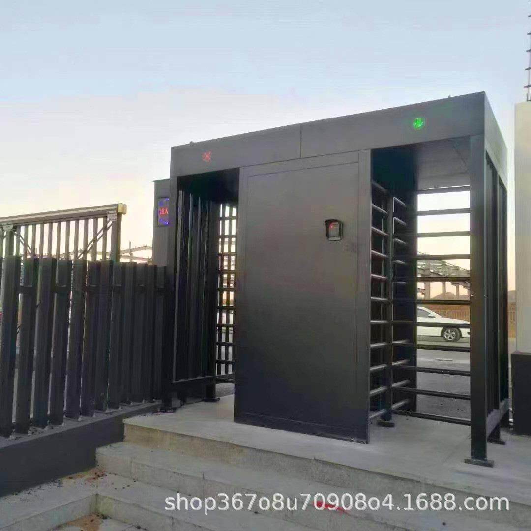 工地小区单全高转闸门系统人禁控行通道双向通行11智能制耐用门闸