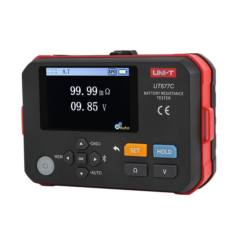优德工业池品电池内阻测试仪UT677蓄C高精652度电利池锂电内阻检