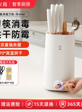 火鸡刀筷消毒刀架筷子消毒机家用刀具消毒器筷子收纳烘干一体机笼
