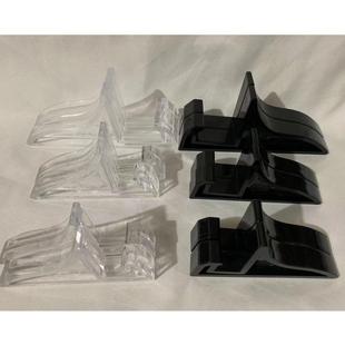 塑料支架石板画架子黑色工艺品盘子支架立体展示架框版画托架