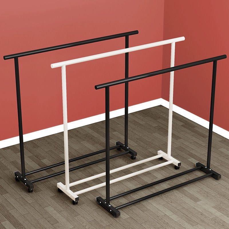 简易晾衣架落地家用折叠室内挂衣架卧室衣服收纳架移动宿舍衣帽架