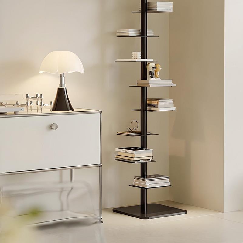 【Johnny Home】旋转落地ins书架香薰铁艺收纳架隐形家用置物架