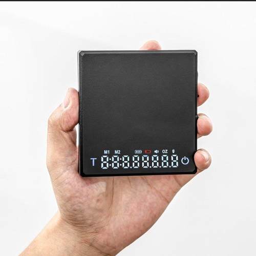 慕V纳同款自动清零迷你咖啡电子秤连续计时称智能秤0.1g 手冲意式