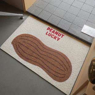 okay 可裁剪蹭脚垫门口丝圈耐脏防滑除尘垫子 家用入户门地垫个性