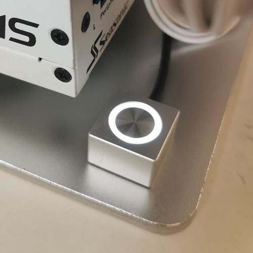 电脑外置开 机全铝电源开 关铝合金磁吸按键免弯腰微星华硕技嘉通