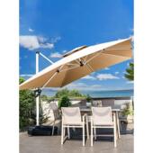 户外庭院太阳遮阳伞休闲罗马伞轻花园露台大太阳伞沙滩户外伞