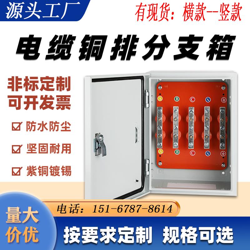 电缆分支箱铜排箱T接箱铜排转换箱配电箱分线箱分流箱分接箱室内