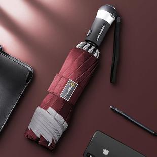 雨或光乙烯基折叠遮阳伞 妇女 反转伞全自动男子 十骨防风加码