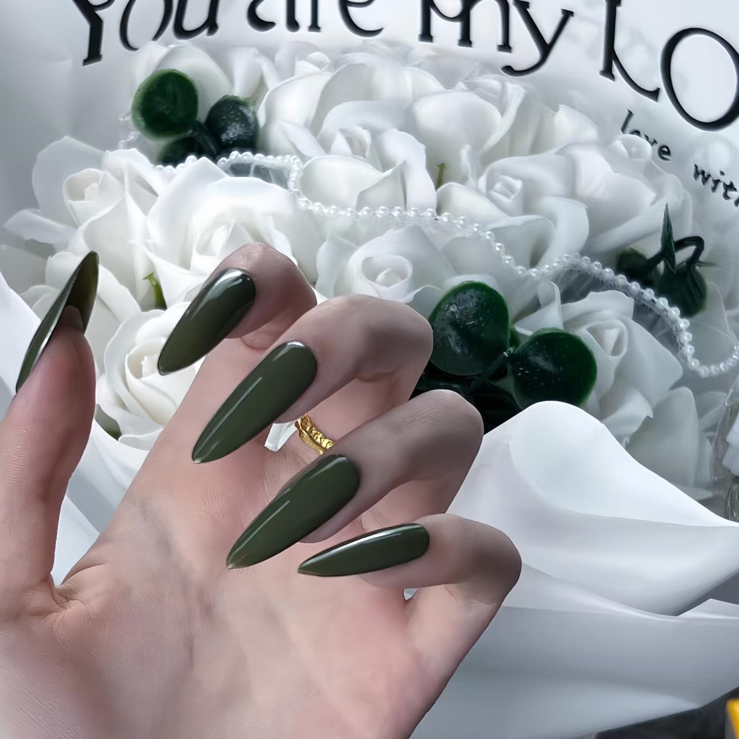 单色穿戴甲纯色美甲贴片复古定制颜色显白短款手工光疗假指甲成品