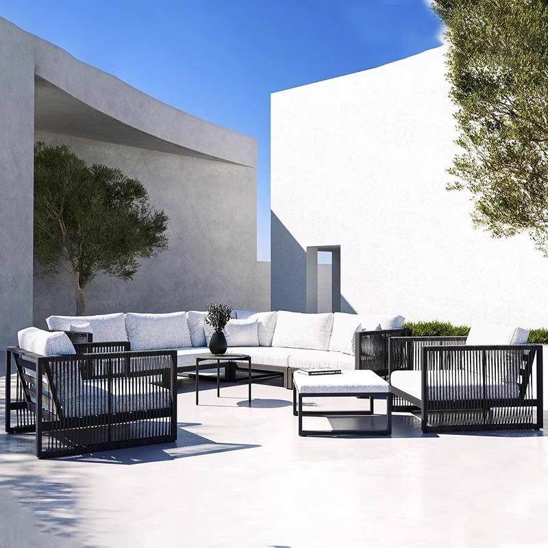 户外庭院沙发铝合金藤编别墅民宿阳光房藤沙发椅阳台室外露台组合,住宅家具,户外沙发,淘宝优惠券,粉丝福利购,淘宝优惠卷