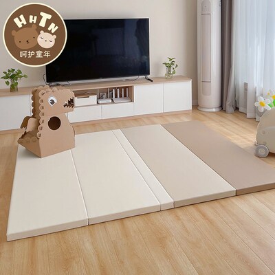速发呵地童年婴儿爬爬垫垫xpe加厚儿童护垫家用无缝宝宝爬行i可折