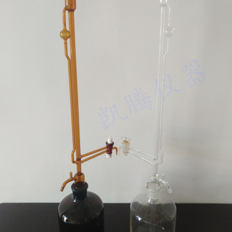 速发棕色全自滴动定管白色全自动滴定5四氟滴定管25/管0现货可开