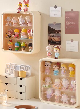 速发RMAX收纳展特架挂墙上透明泡泡玛示娃娃防尘展示箱子