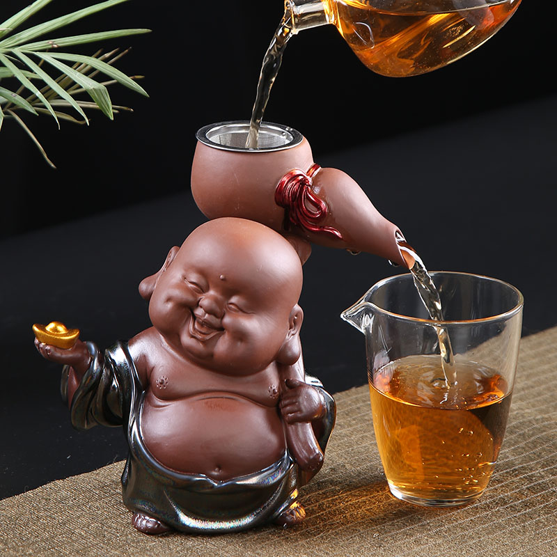 极速紫砂茶漏器公道杯套装茶滤可爱创意茶叶过滤功夫茶具配件茶隔