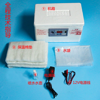极速家用小型水床孵化器全自动智能控温可孵化20枚鸡蛋50枚鹌鹑种