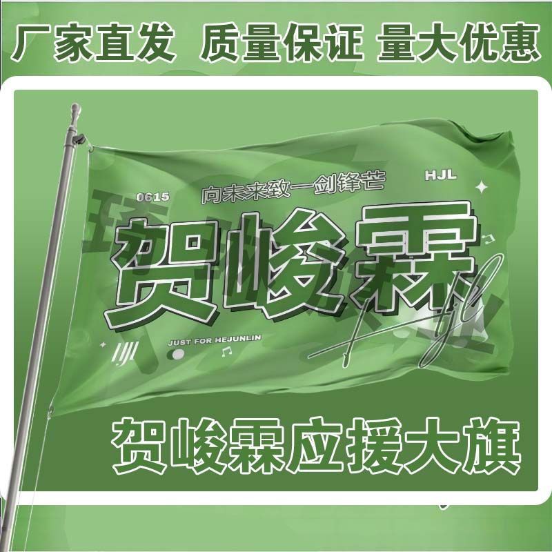 贺峻霖应援大旗时代少年团贺峻霖应援旗大旗演唱会大旗旗子定制