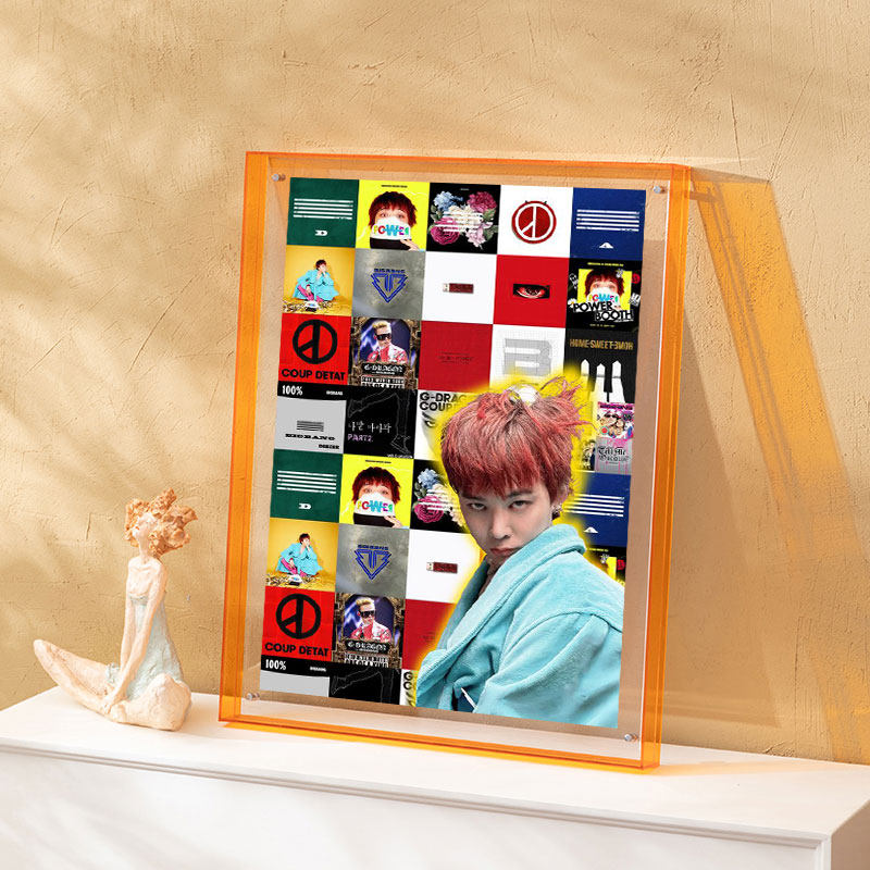 雏菊权志龙海报装饰画gd相框周边专辑摆件挂画高级感生日礼物女生