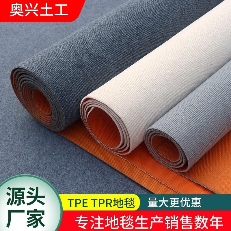 厨房地垫办公室满铺直播间全铺条纹地毯客厅浴室防滑复底地毯