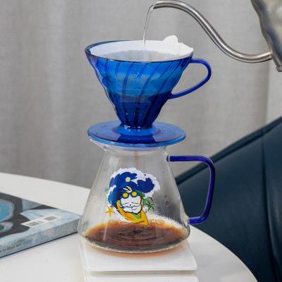 HARIO&MashiMaro流氓兔联名V60滴滤式咖啡02号滤杯分享壶套装