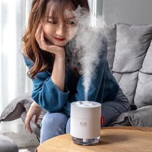 雪山加湿器大容量带探针小夜灯 新品 静音迷你USB家用车载便携办公