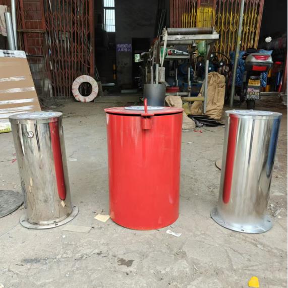 地下水监测井专用井盖高筒型地上井口保护装置预埋型不锈钢监测井