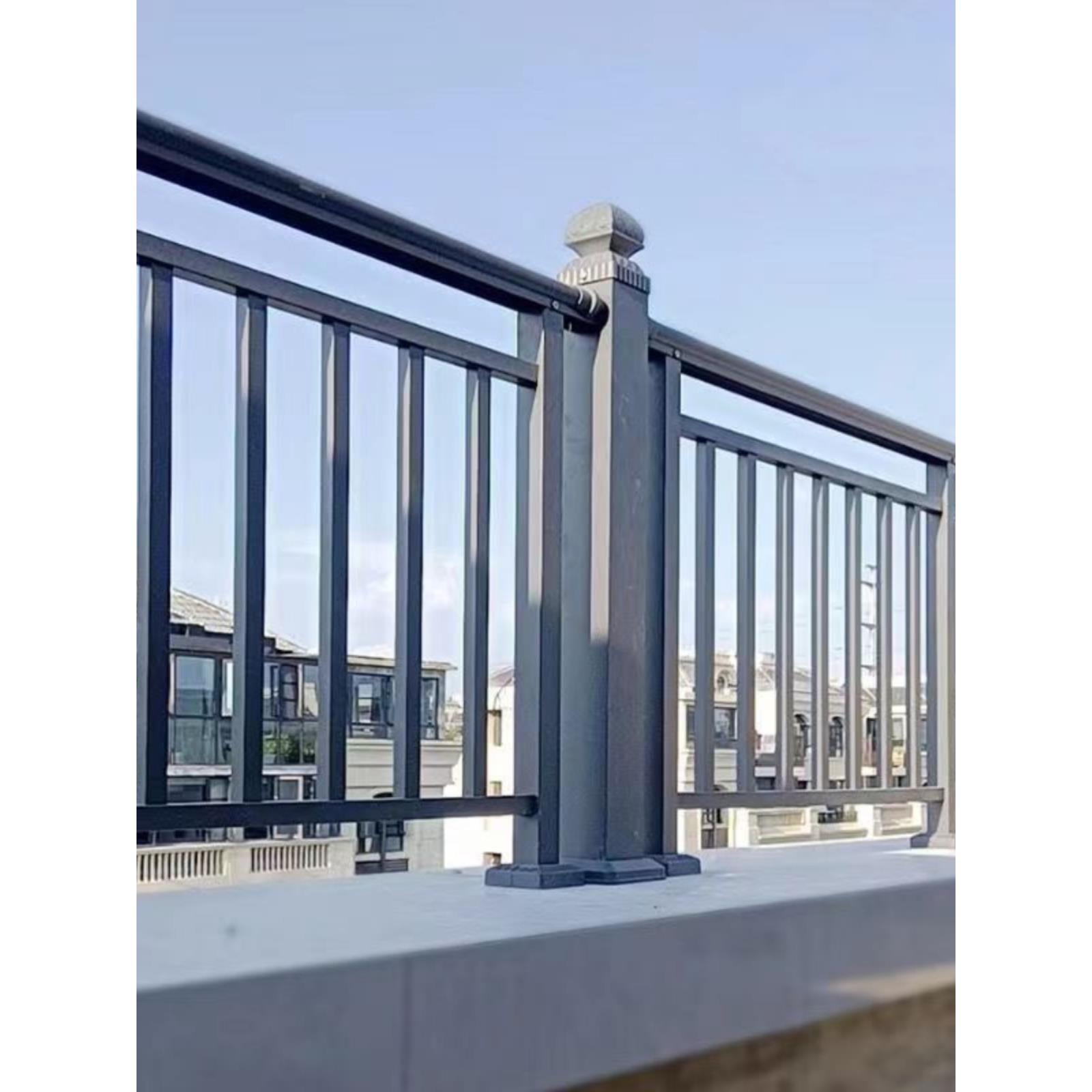 铝艺庭院防护栏铝合金露台围栏花园庭院栏杆别墅围墙室外围栏定制