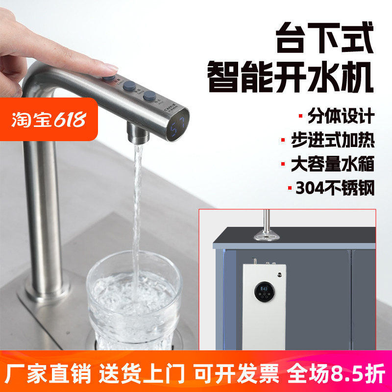 乐斯亮开水器卡菲克斯智能龙头嵌入式台下分体开水机咖啡茶饮商用
