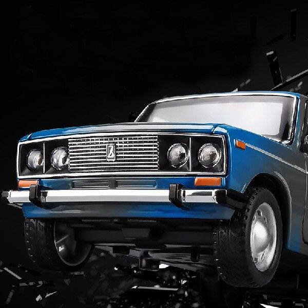 1:24 Russian LADA 2106 Alloy Car Die Cast Model Pull Back So
