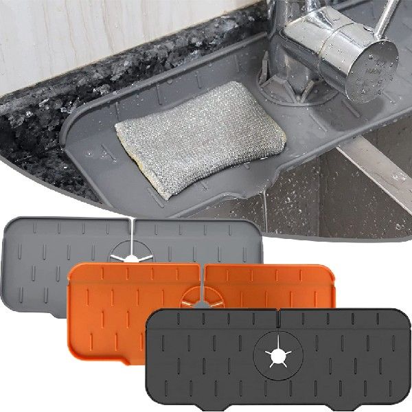New Kitchen Faucet Absorbent Mat Sink Spla Guard Silicone