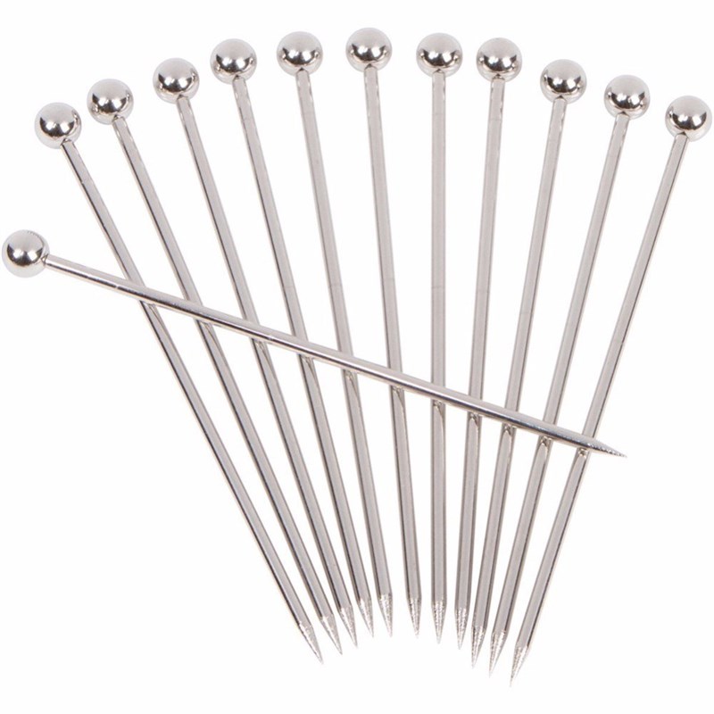 Goldbaking 20 Pieces Stainless Steel Cocktail Picks Fruit T