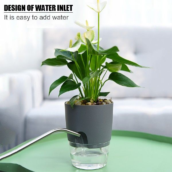 Watering Planter Handmade 2 Layer Self Watering Plant
