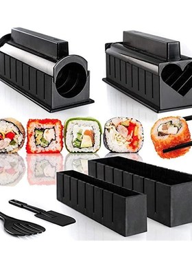 10 PCS/Set Sushi Maker Equipment Kit,Japanese Rice Cake Ball