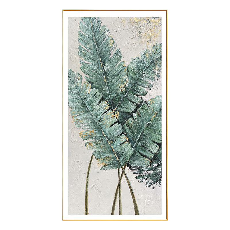 家大业大植物美式装饰画进门玄关画现代轻奢高档走廊客厅挂画壁画图片