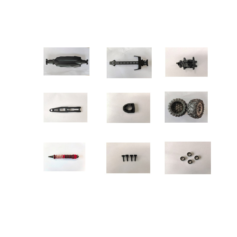 1比16高速rc遥控车配件大全无刷电机差速器传动舵机电调狗骨轮胎