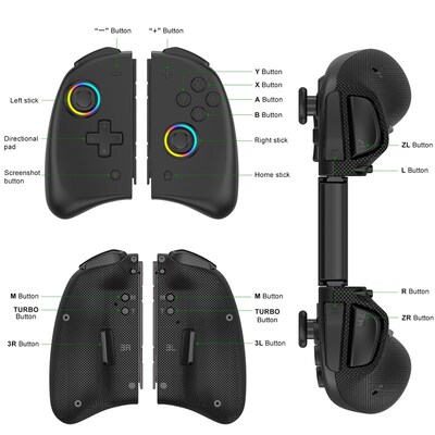 YS53 Wireless Controller for Nintend Switch NS Joypad Game H